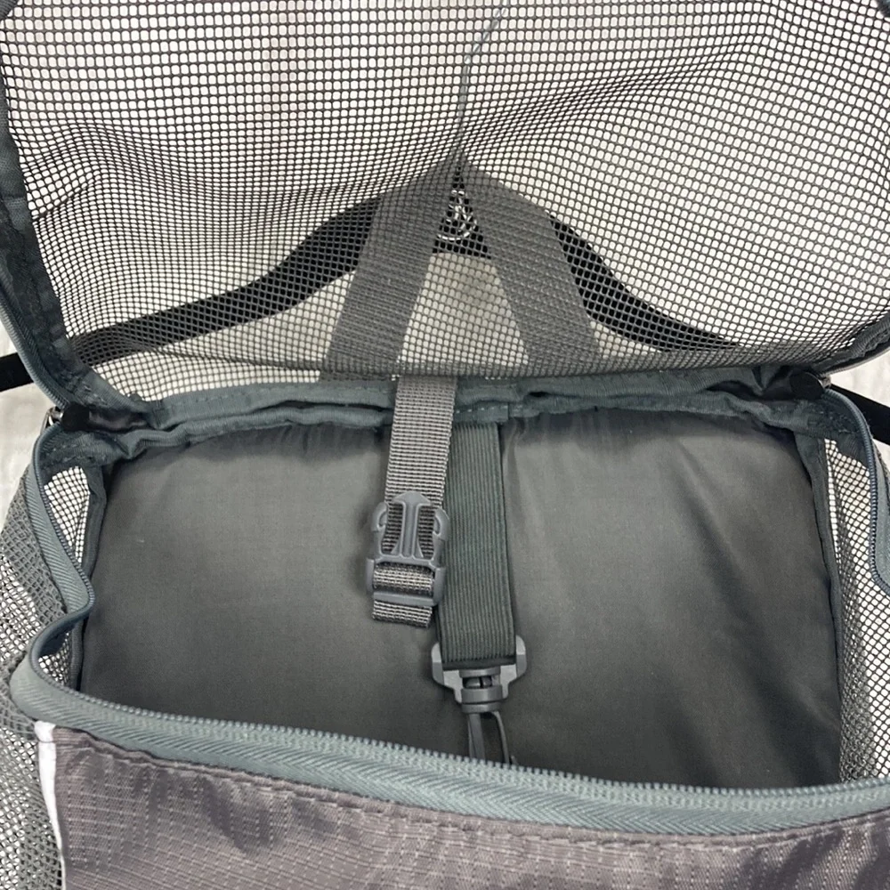 Outward Hound PoochPouch Dog Carrier Backpack, Gray up to 20lbs.